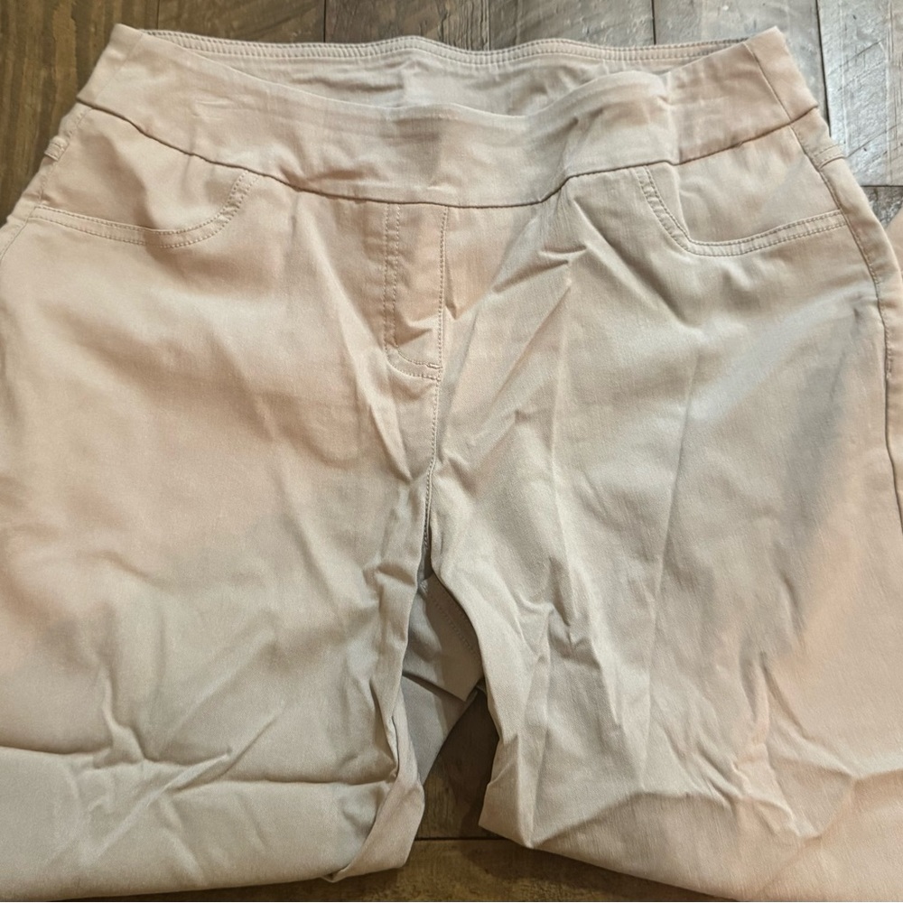 Kim Rogers Women's Beige Capris